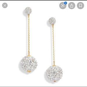 Kate Spade Razzle Dazzle linear earrings